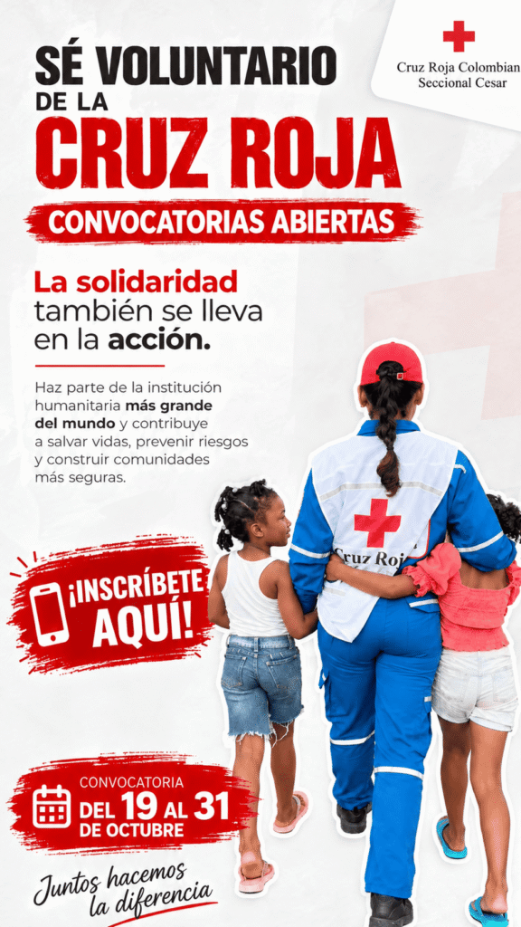 Anuncio de inscripción para convocatoria de nuevos voluntarios